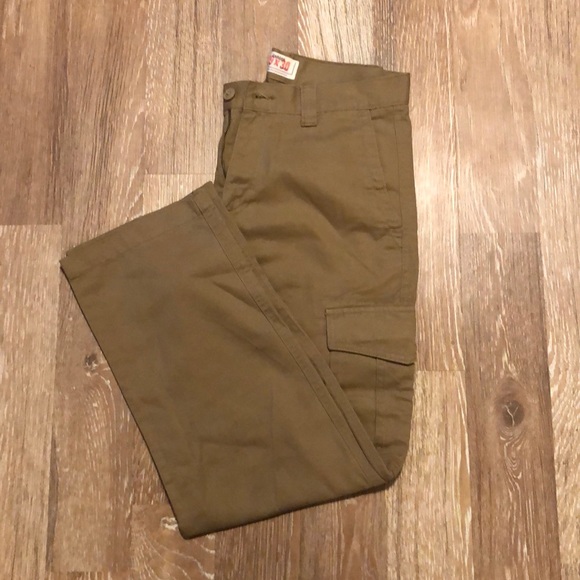Old Navy Pants - Old Navy Dark Khaki Cargo Pants